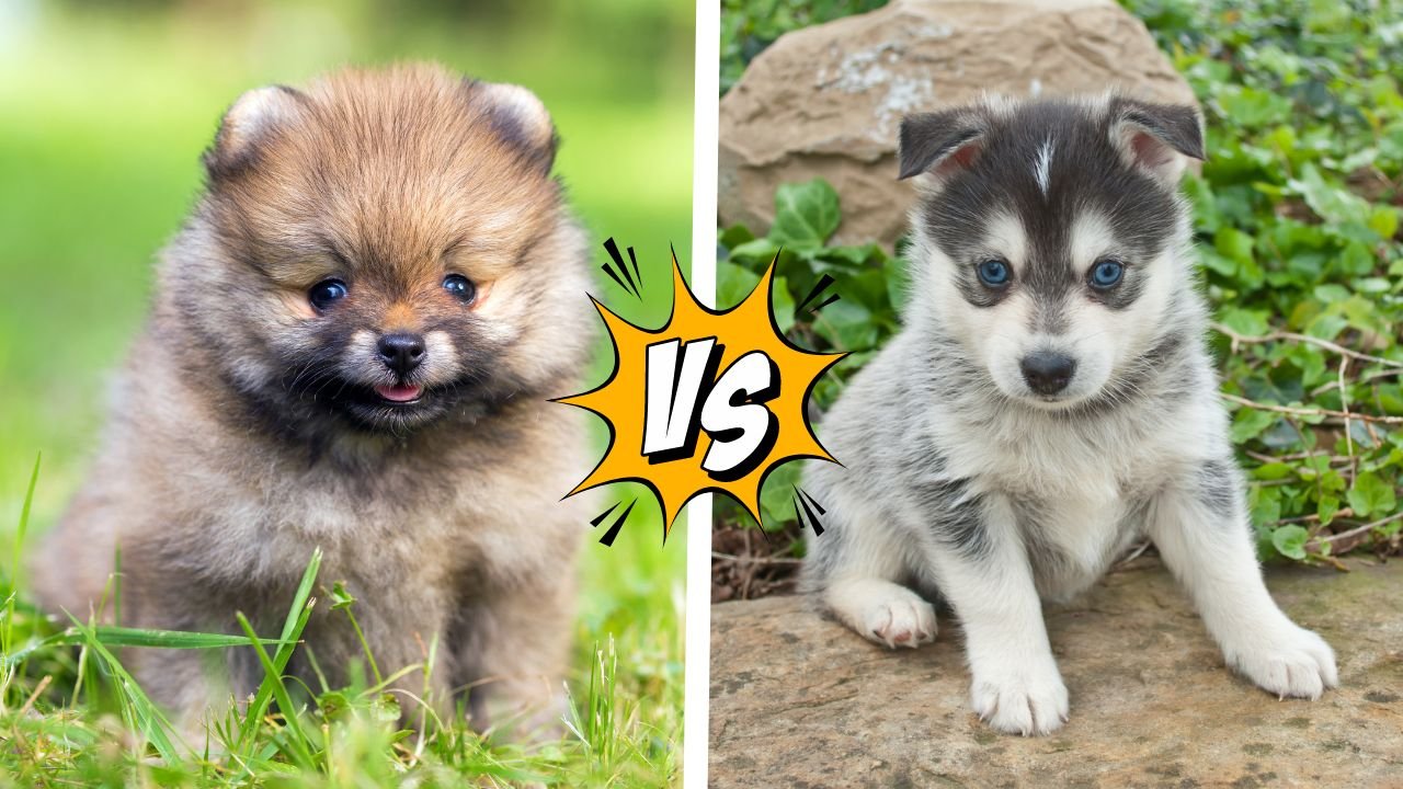 Pomeranian vs Pomsky