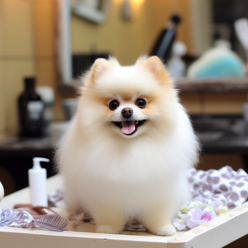 cute pomeranian puppy